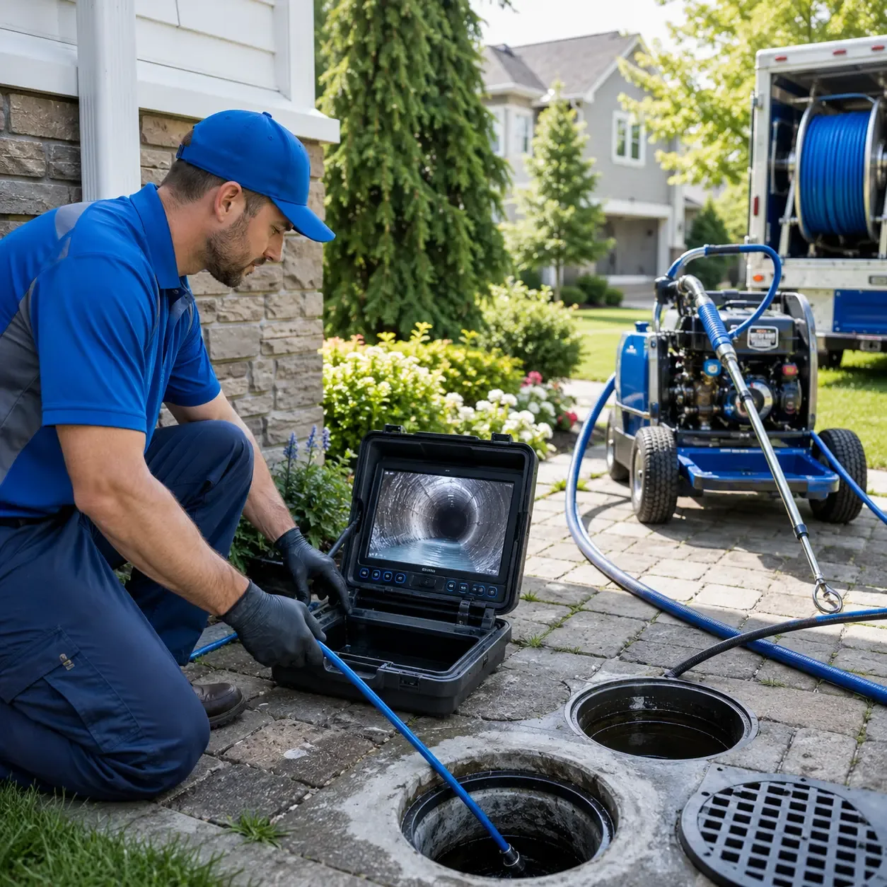 Outdoor drain cleaning professionals serving Langsville, OH